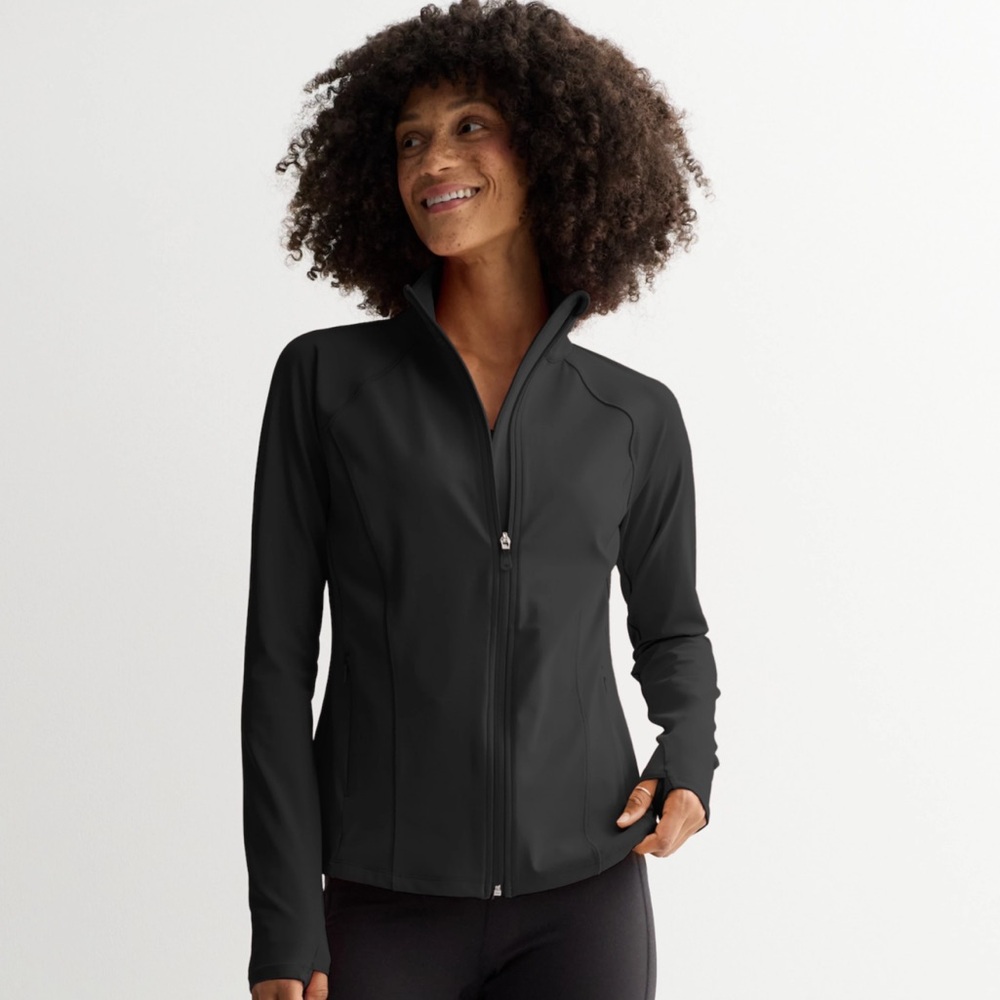 tek gear Black Women's Zip-Up Jacket